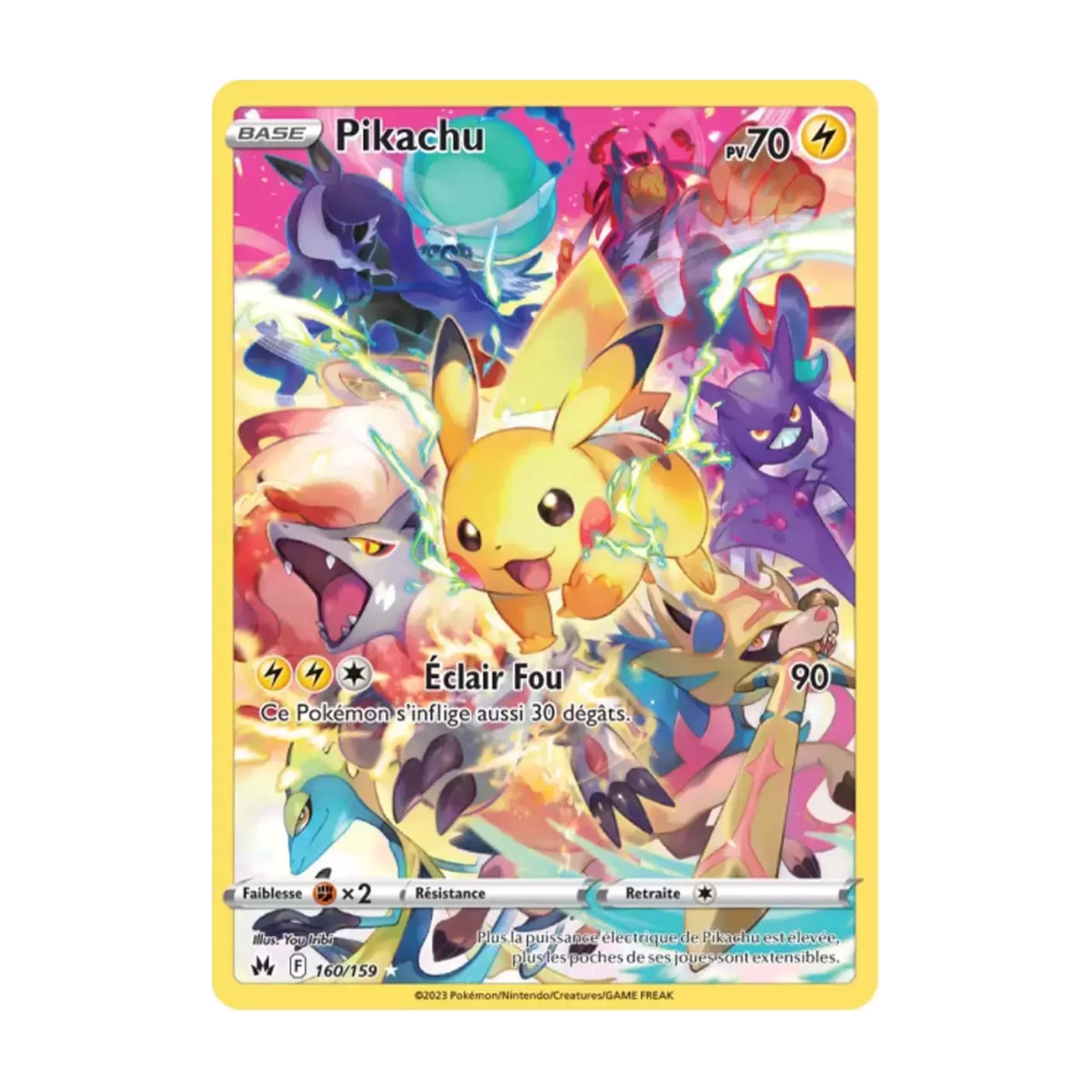 Pikachu 160/159 - Zénith Suprême - EX