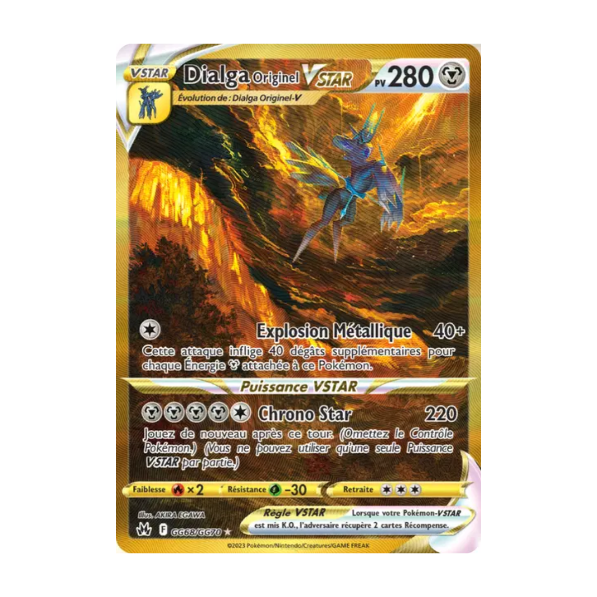 Dialga Originel VSTAR GG68/GG70 - Zénith Suprême - EX