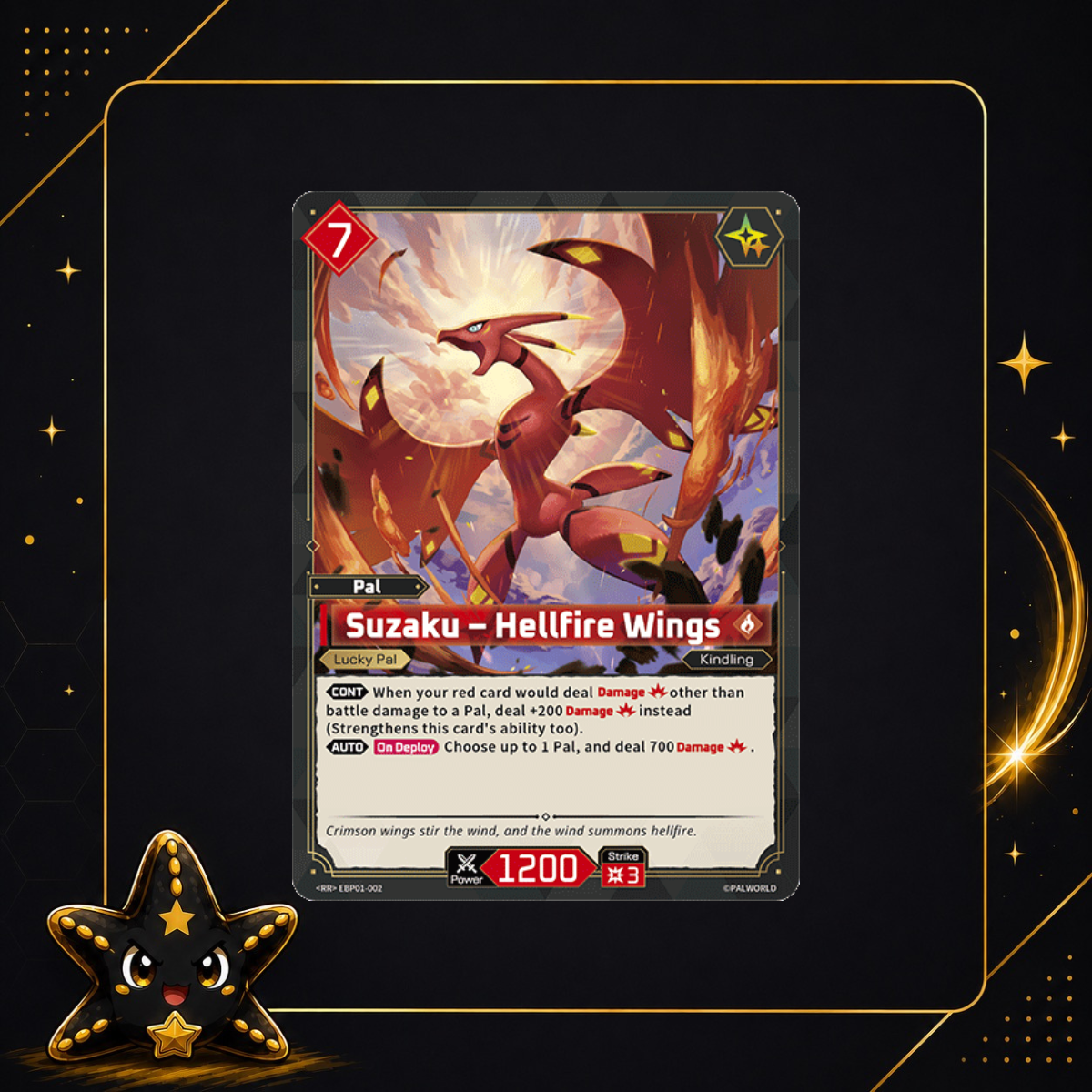 Suzaku - Hellfire Wings EBP01-002 - Dawn of Palpagos - M