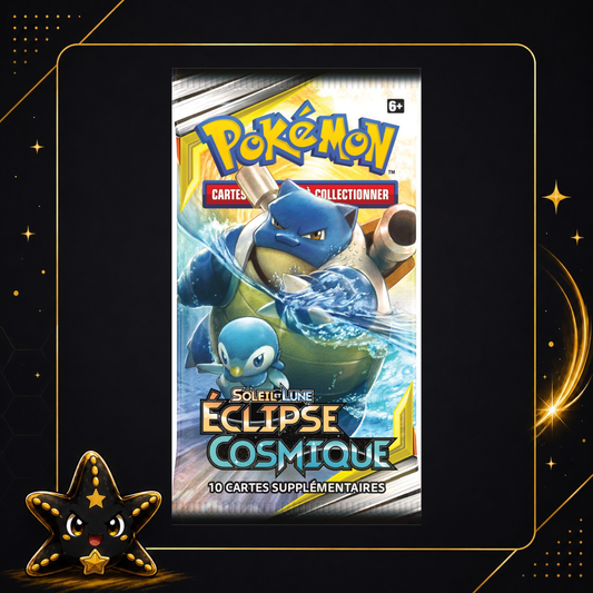 Booster Pokémon : Soleil et Lune - Eclipse Cosmique (Tortank et Tiplouf) FR