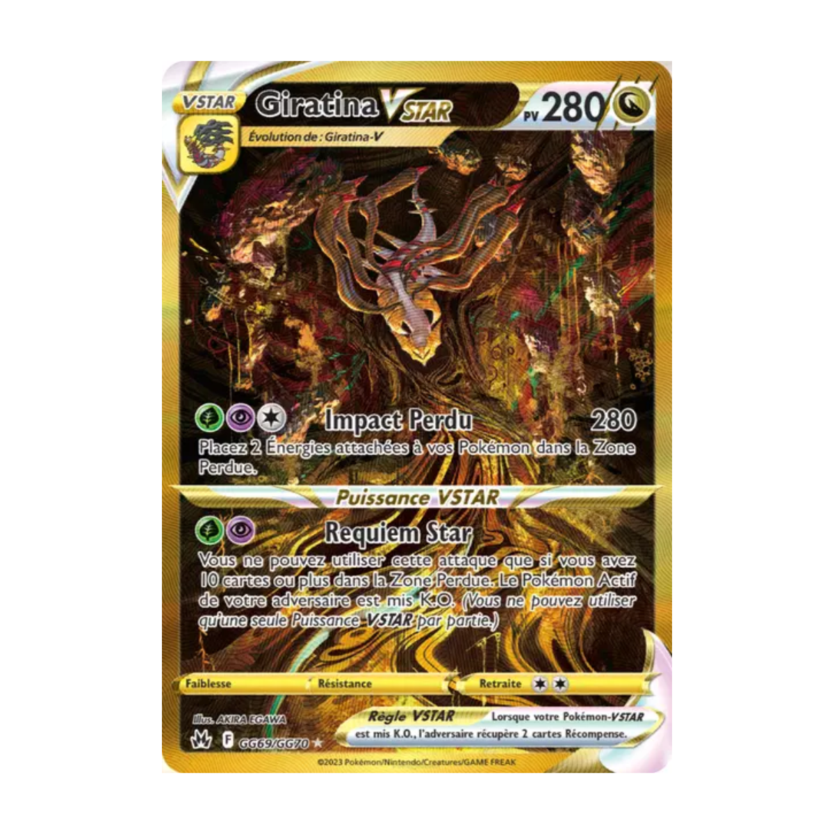 Giratina VSTAR GG69/GG70 - Zénith Suprême - EX