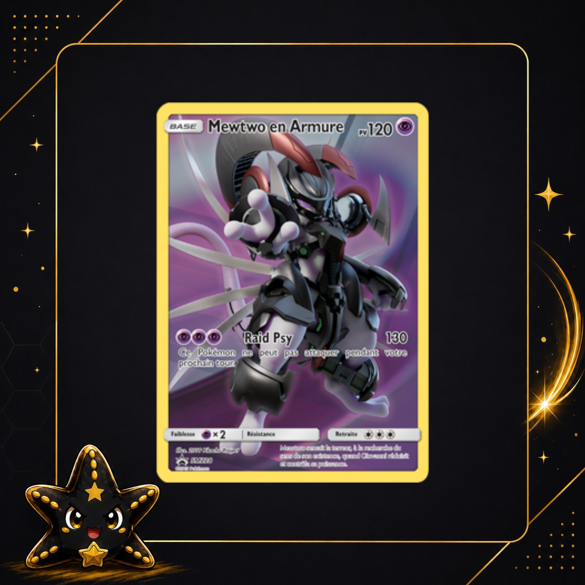 Mewtwo en Armure SM228 - EX