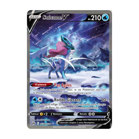 Suicune V GG38/GG70 - Zénith Suprême - EX